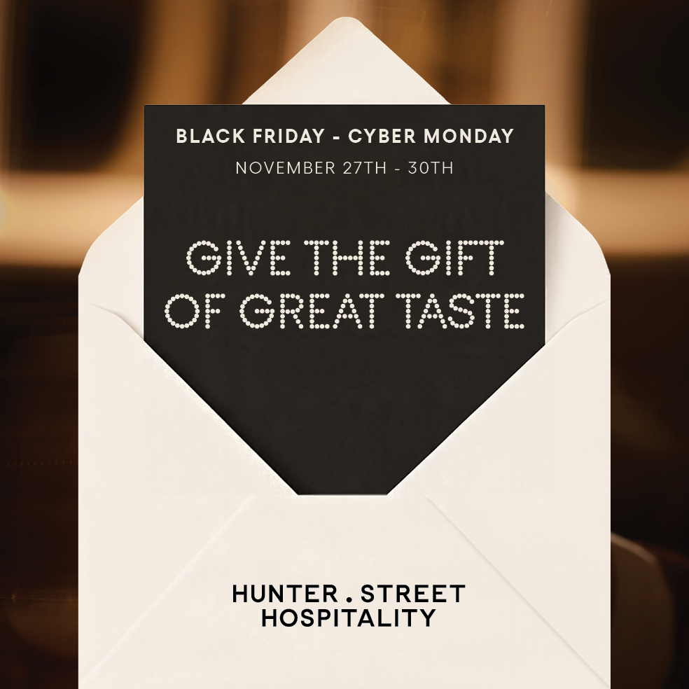 Hunter Street Hospitality - Black Friday - Cyber Monday - Gift Cards